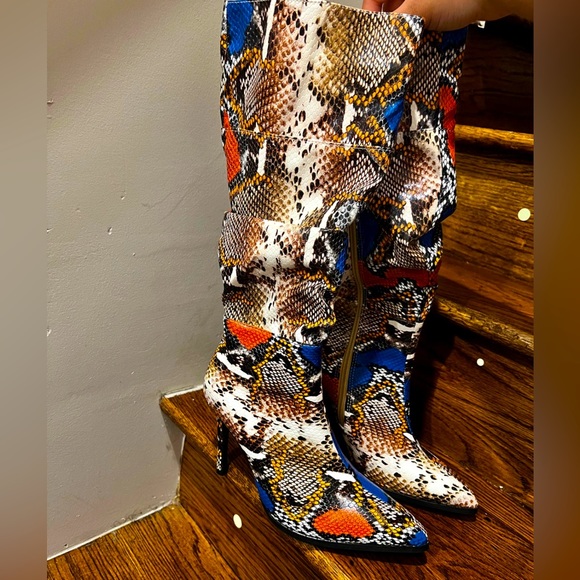 Snakeskin Heels Size 37 - Picture 2 of 4